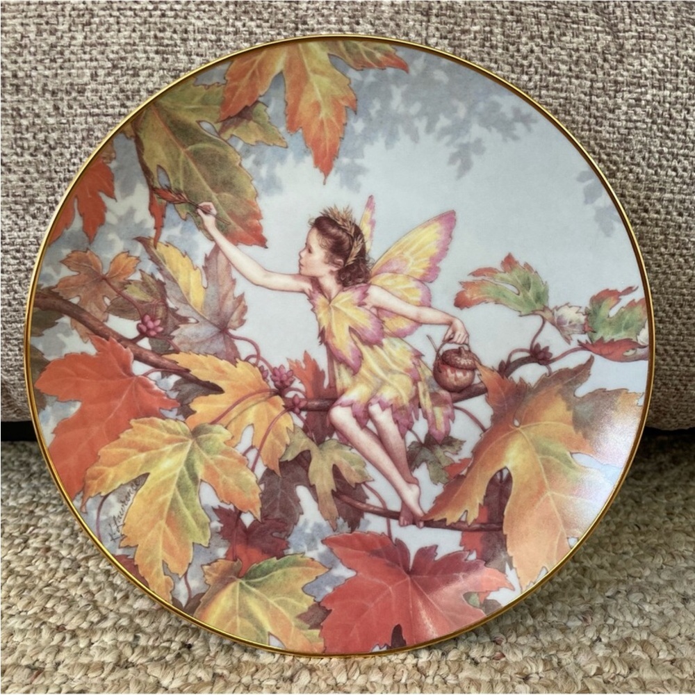 ‘The Faerie Seasons’ Decorative Collector’s Plate “Autumn: The Arbor Nymph”